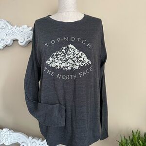 The North Face Women's Charcoal Long Sleeve Tee Size Medium